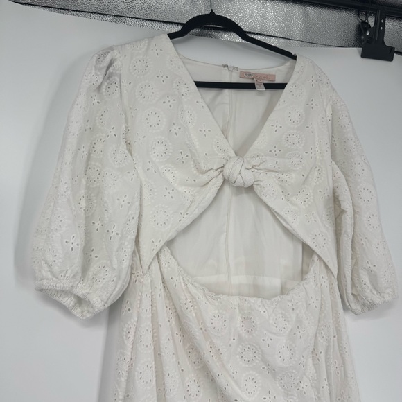 NWT Free People Garden Party Lace Tee in Sprout Green - Picture 4 of 12